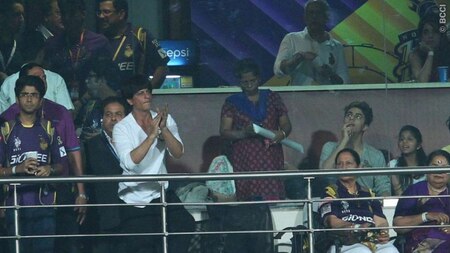 Meanwhile KKR owner Sharukh Khan is elated at his team's performance