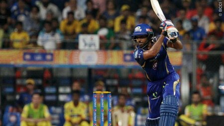 Rohit Sharma played out a rescue act for MI