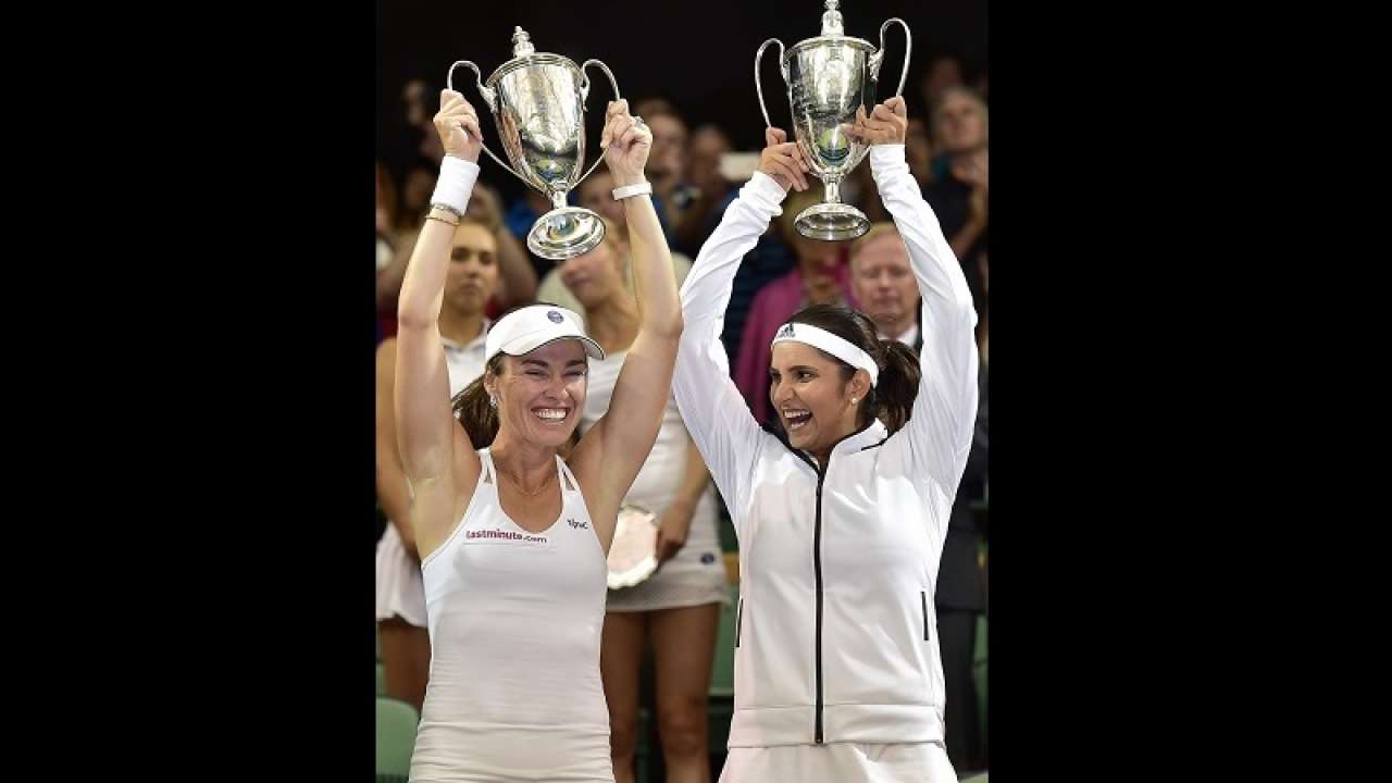 In Pictures: Sania Mirza-Martina Hingis Win Women's Doubles At ...