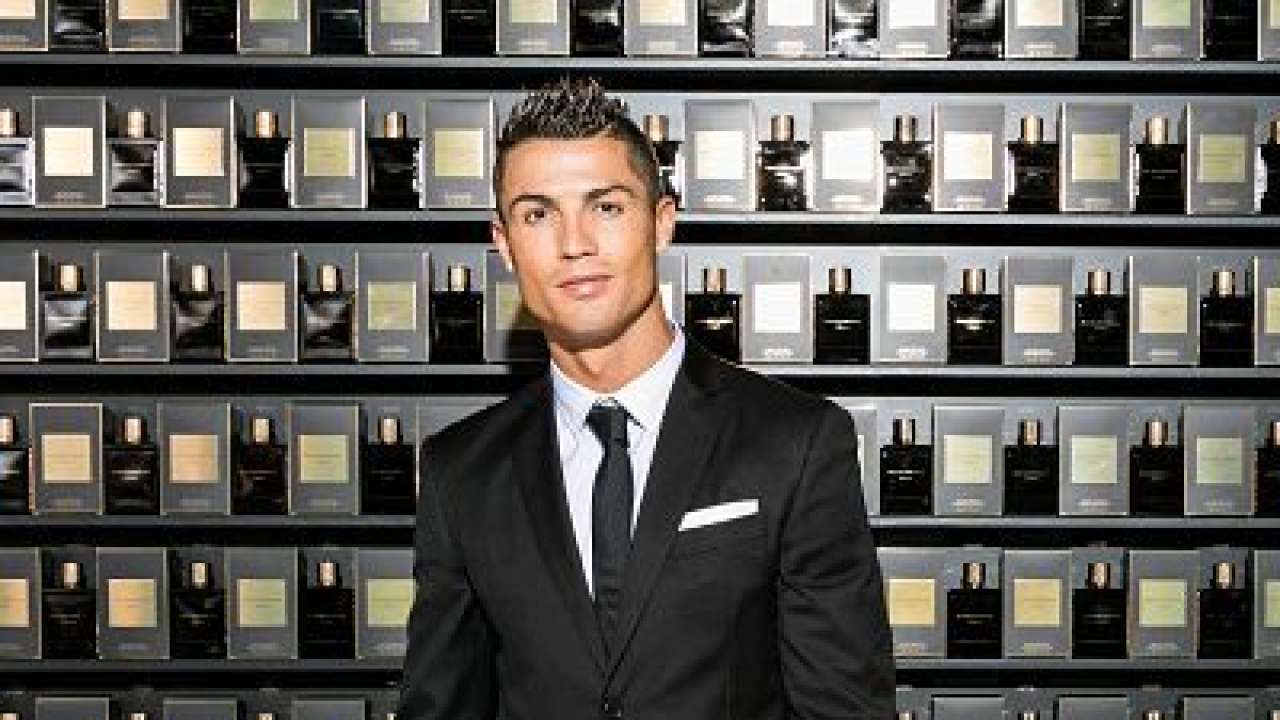 Cristiano Ronaldo at the launch of his debut fragrance 'Legacy'