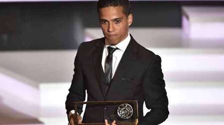 Wendell Lira receives Puskas Award for the 'goal of the year'