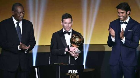 Lionel Messi receives 'Player of the Year' award