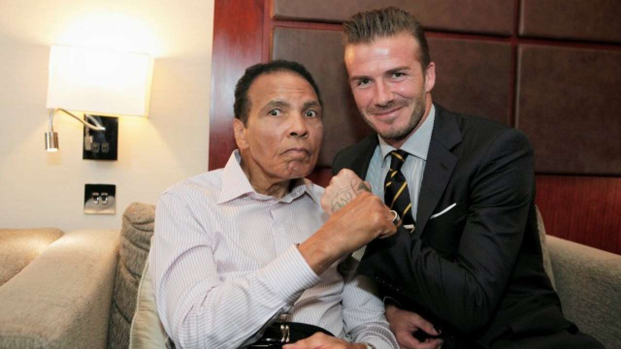 Muhammad Ali and David Beckham