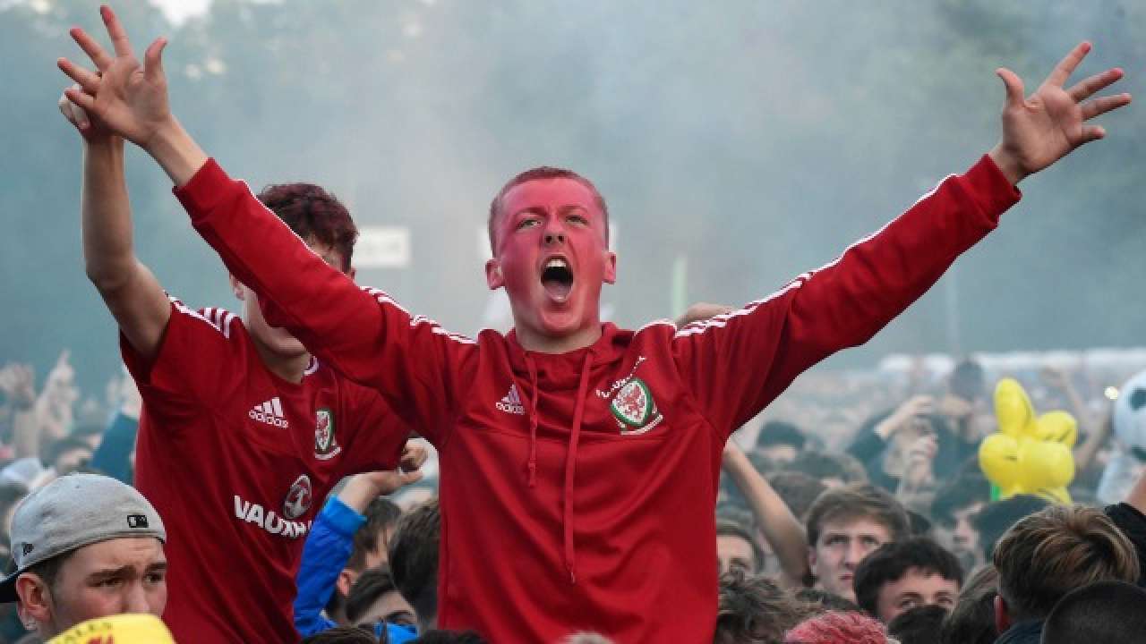 Welsh Fanzone revelling after second goal