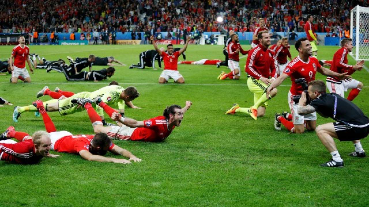 Team celebration