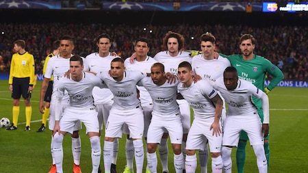 Paris Saint-Germain team photograph