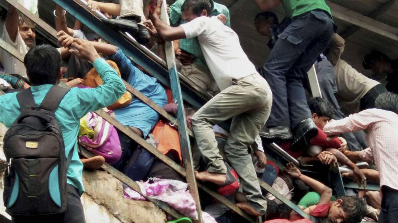 Stampede at Elphinstone Road Two Shiv Sena workers detained for