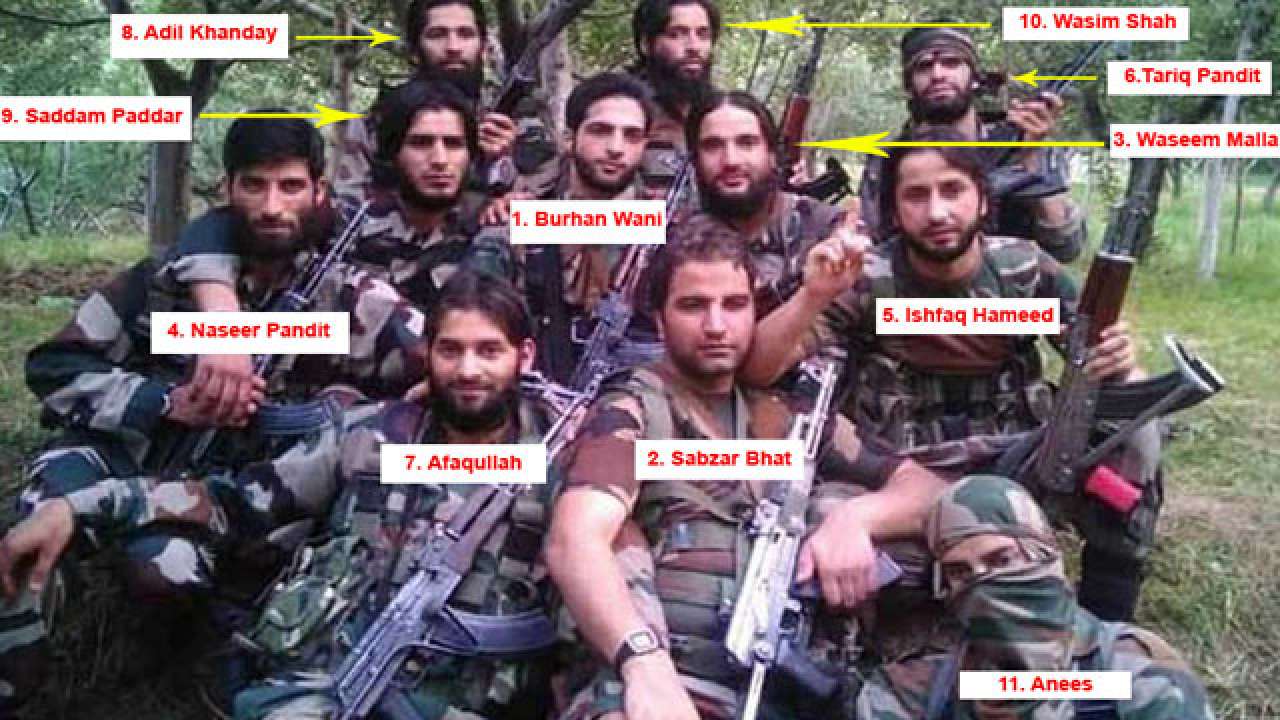 Remember Burhan Wani's viral group photo? 2 years on, security ...