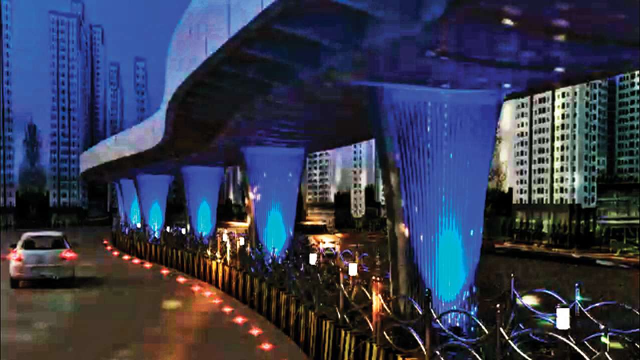 Police Led Lights >> JJ flyover medians to shine with lights Police Led Lights >> JJ flyover medians to shine with lights