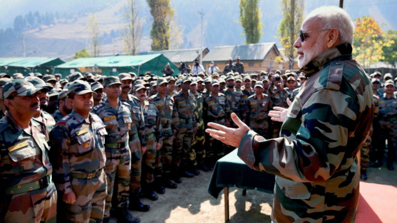 In Pics How Pm Modi Made It A Memorable Diwali For Jawans In Gurez In