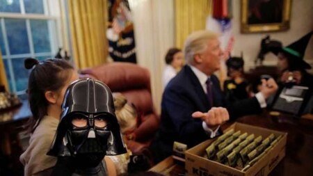 Darth Vader meets the President