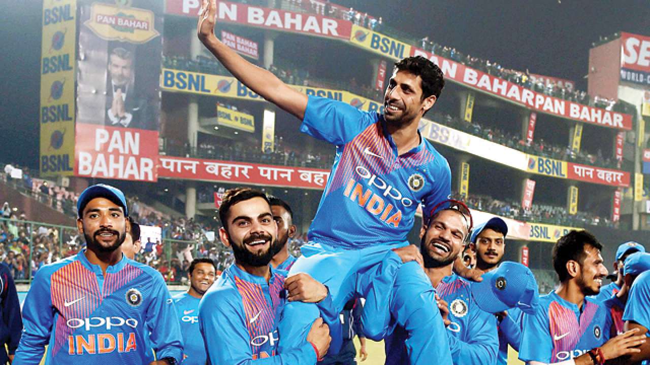 Winning farewell for Ashish Nehra