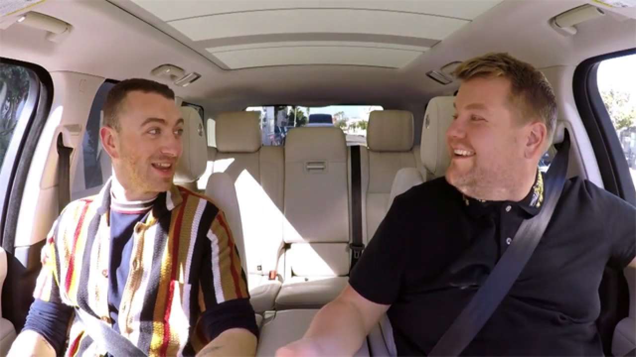 WATCH Sam Smith joins Carpool Karaoke and reveals funny fantasies