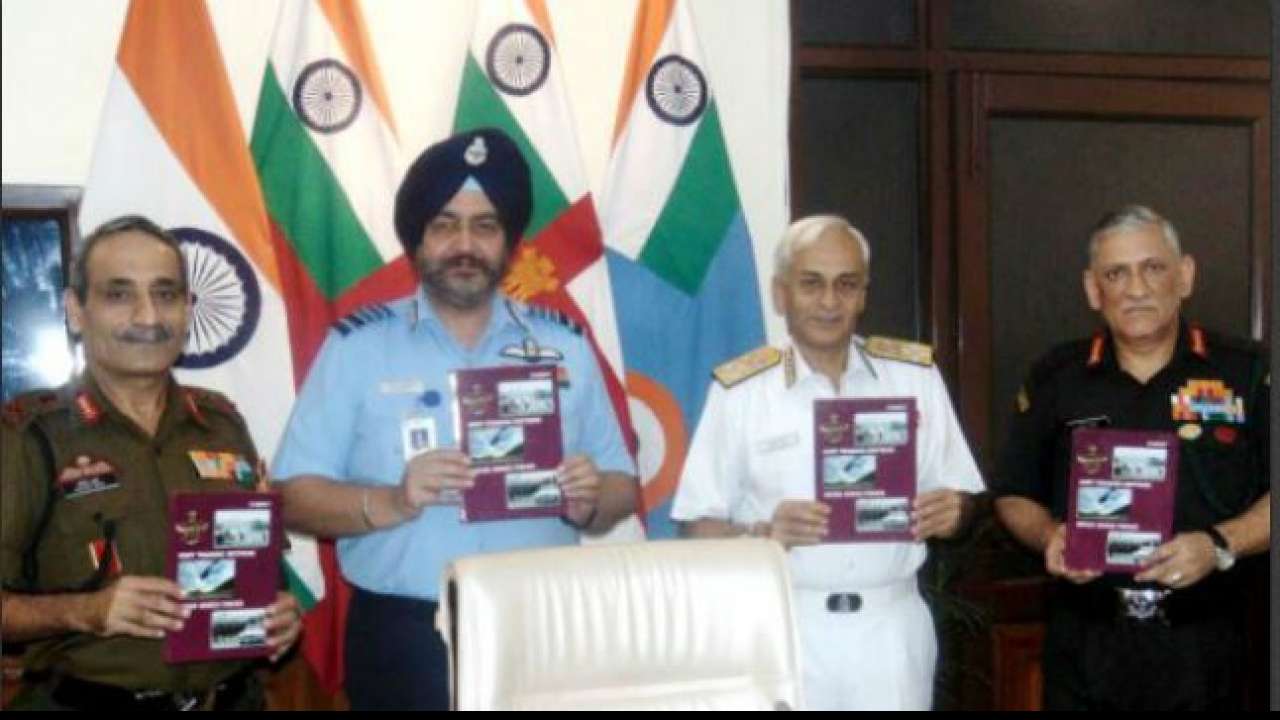 Joint training doctrine for armed forces released; focus on synergy and