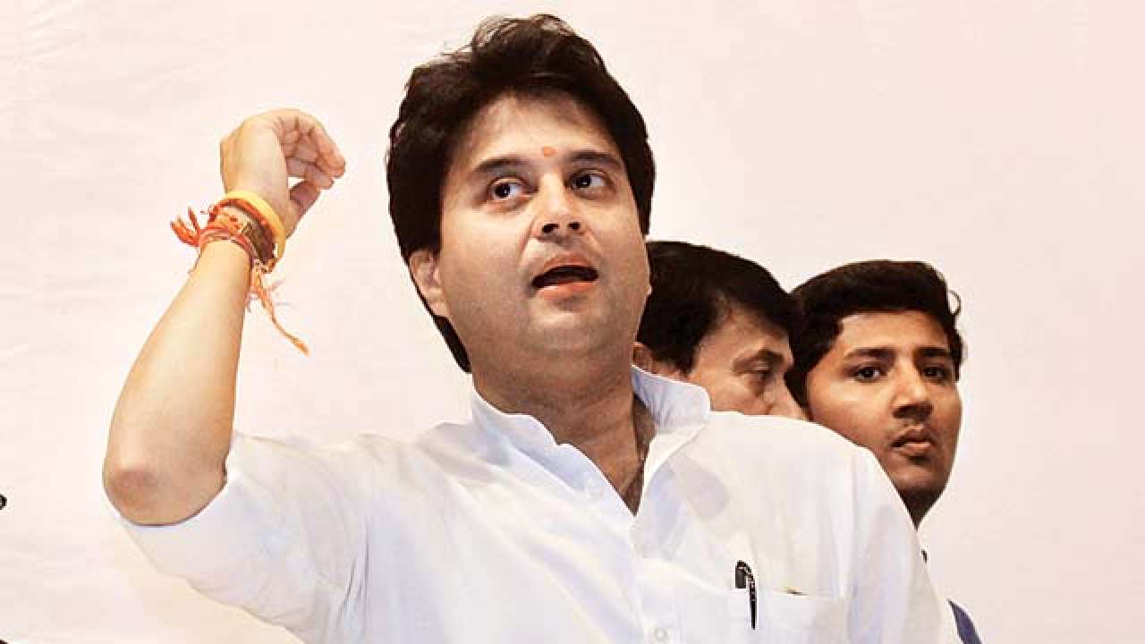 Under bjp rule, gdp slips from 16% to 6. 7%: jyotiraditya scindia
