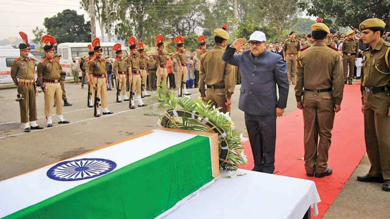 Slain soldier laid to rest with honours