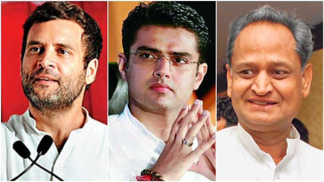 Image result for ashok gehlot and sachin pilot