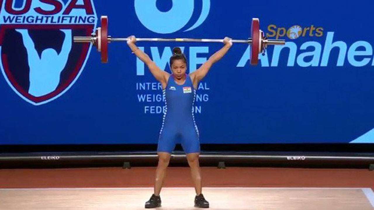 India's Mirabai Chanu wins maiden gold medal in Weightlifting World ...