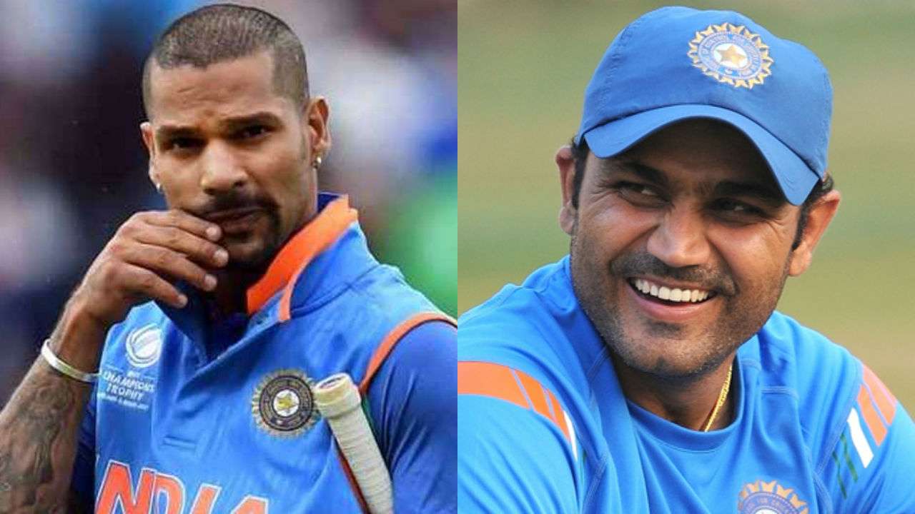 Sehwag and Shikhar Dhawan