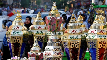 Traditional Ramzan lanterns