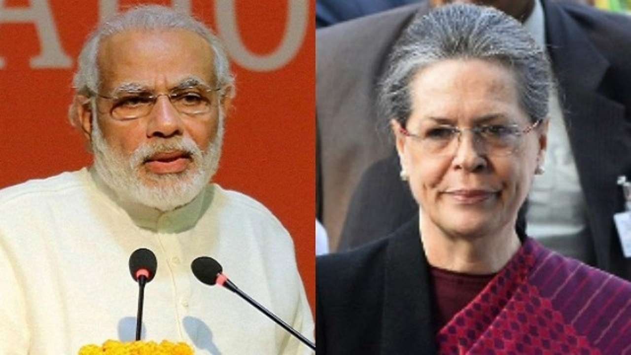 Image result for sonia gandhi modi