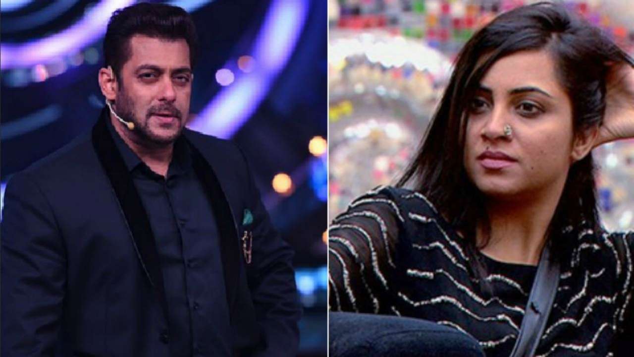 Arshi Khan Porn Tube - Bigg Boss 11: Salman Khan rebukes Arshi Khan for her behaviour, supports  Shilpa Shinde