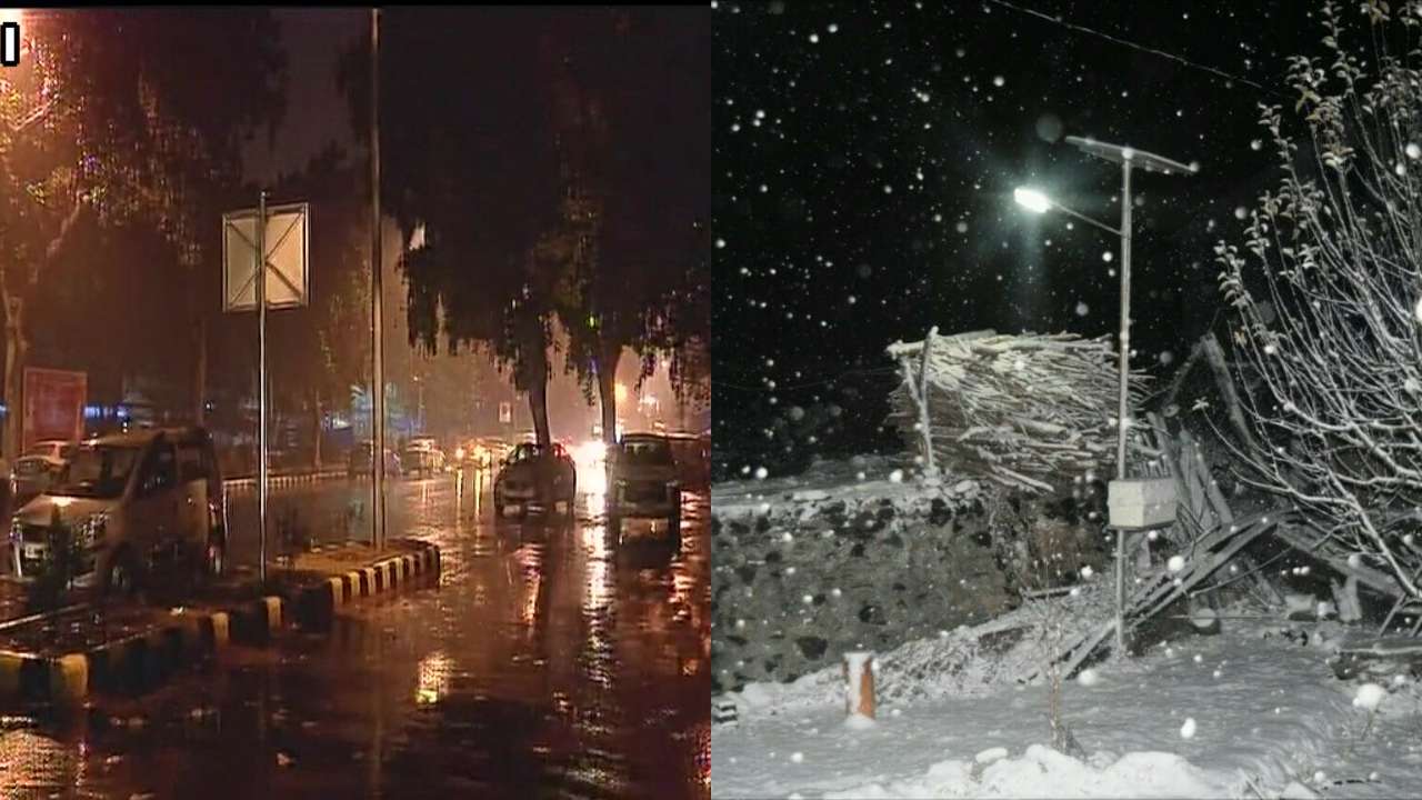 North India experience chilly weather; snowfall in J&K and Himachal