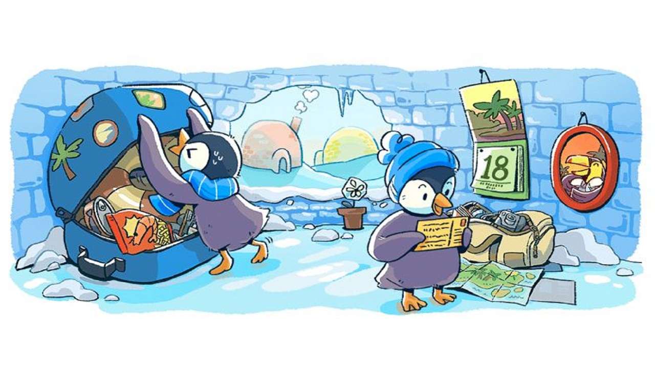 Google Doodle celebrates commencement of December global festivities