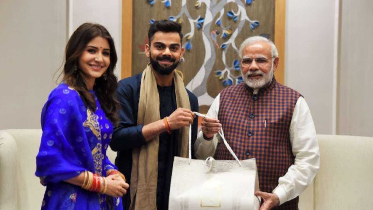 Check Pic: Newly weds Virat Kohli and Anushka Sharma meet PM Narendra Modi!