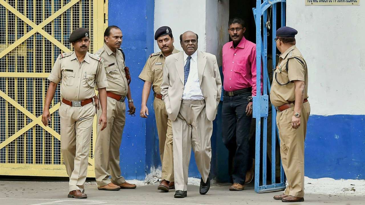 Justice Karnan Walks Out Of Presidency Jail After Six Months Of ...