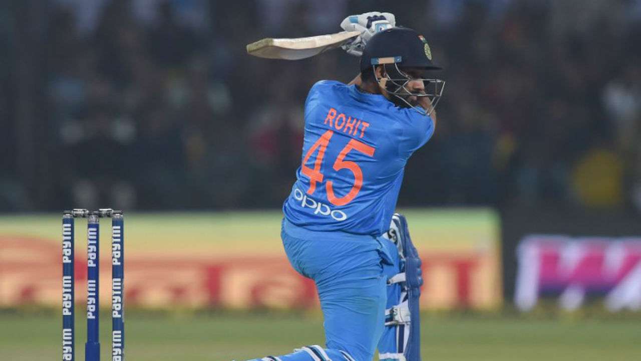 Rohit Sharma needs 36 more runs to become leading run scorer in T20I cricket (photo - getty)