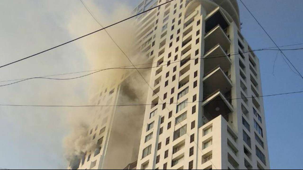 Fire breaks out in multi storied building in South Mumbai