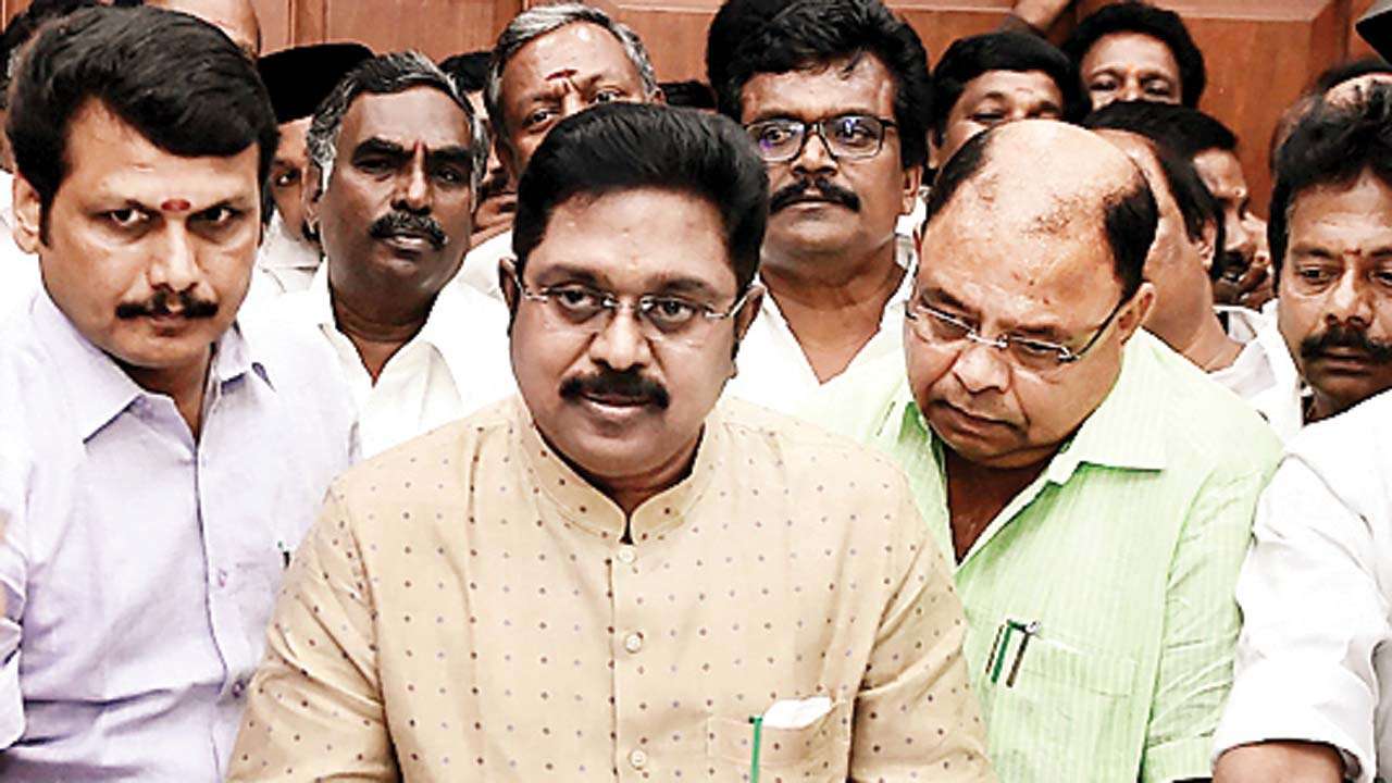 Post oath, TTV Dhinakaran rails against AIADMK