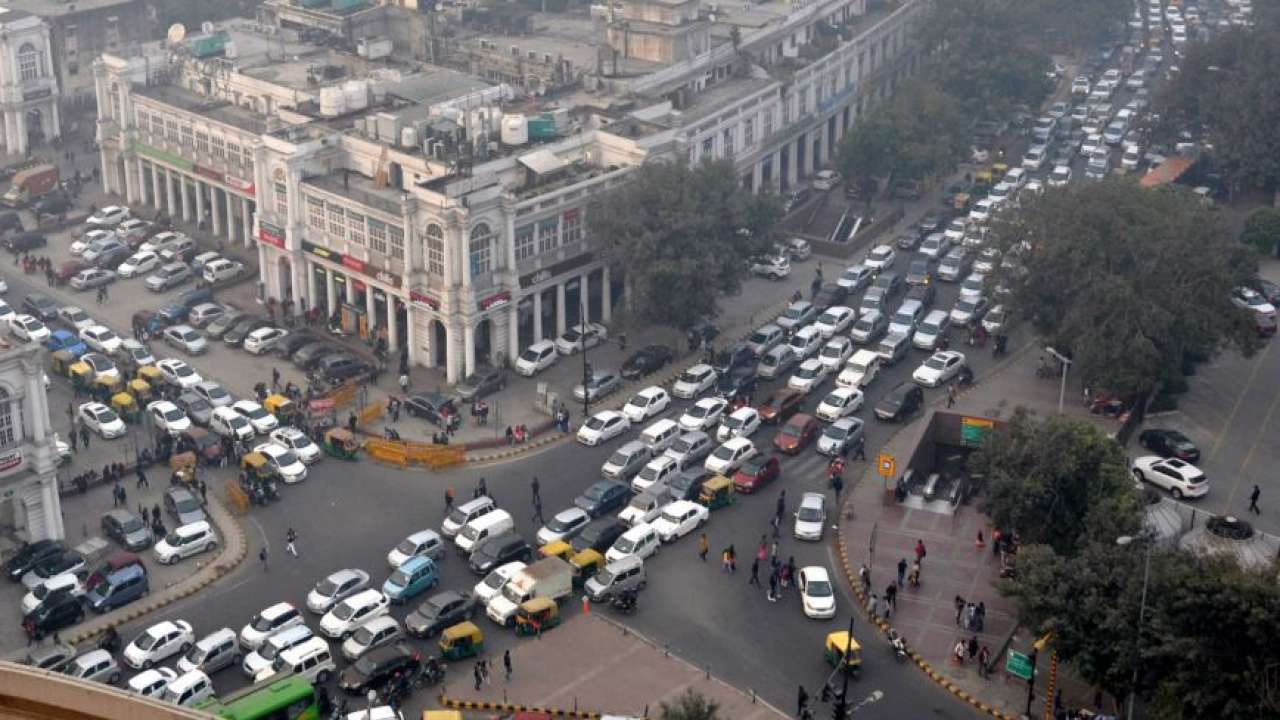 Traffic Jam at ITO on 1st January