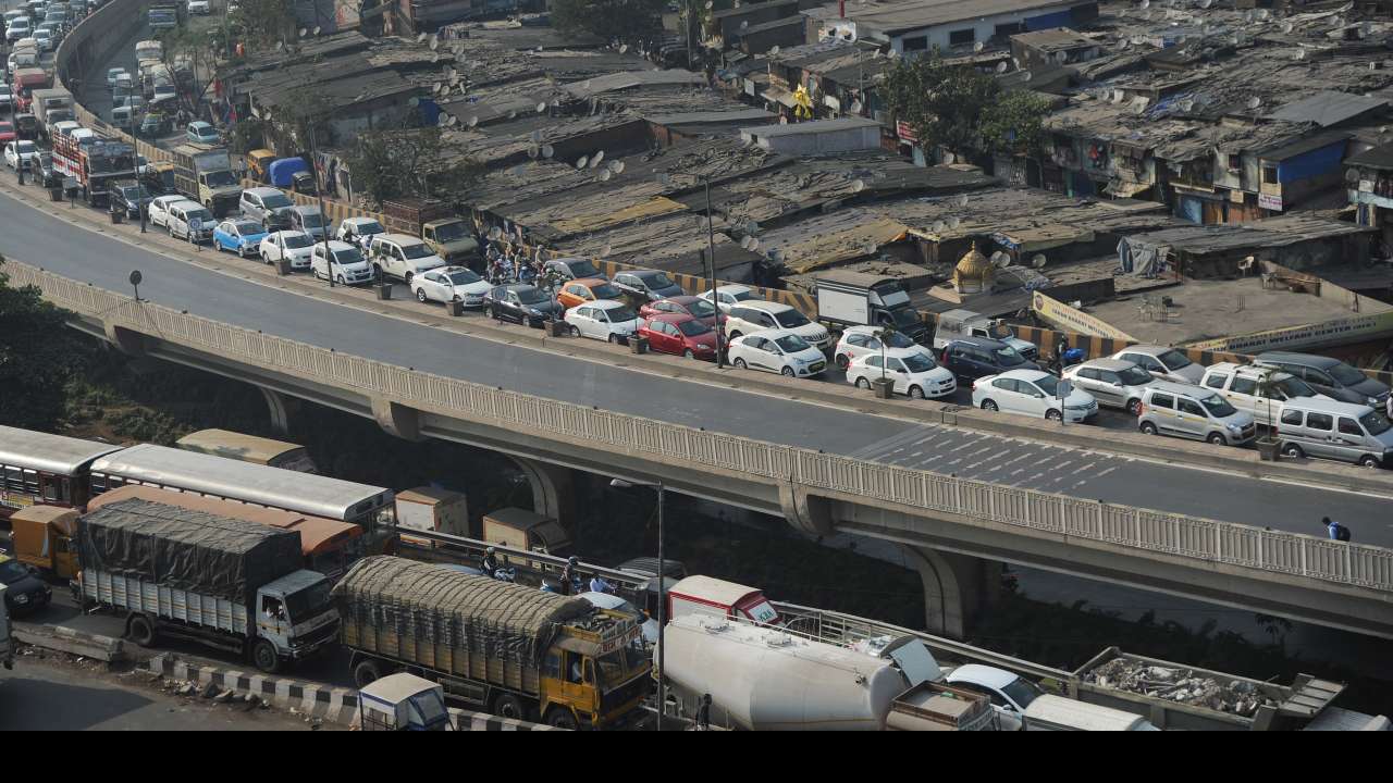 Traffic halted