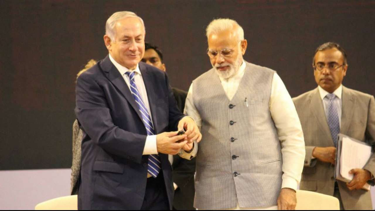 Prime Minister Narendra Modi and his Israeli counterpart Benajmin Netanyahu