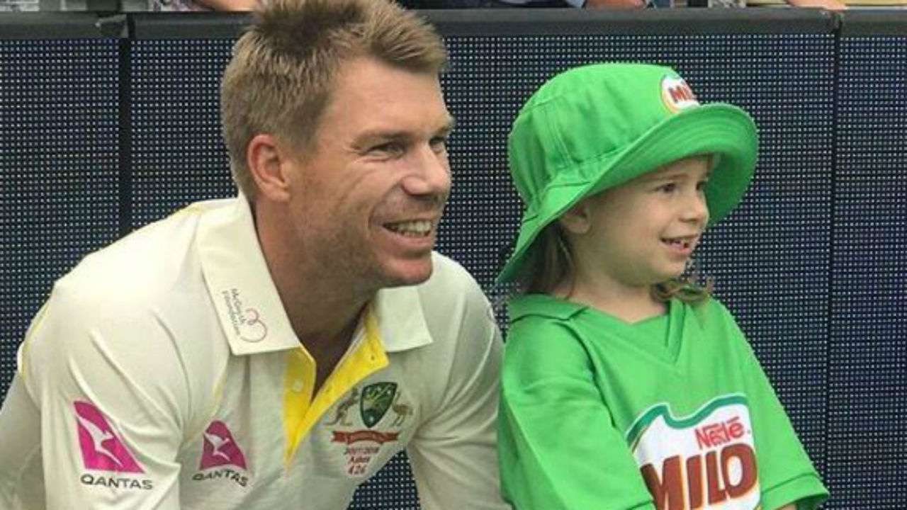 WATCH David Warner's daughter cheering for James Anderson is 'too cute'