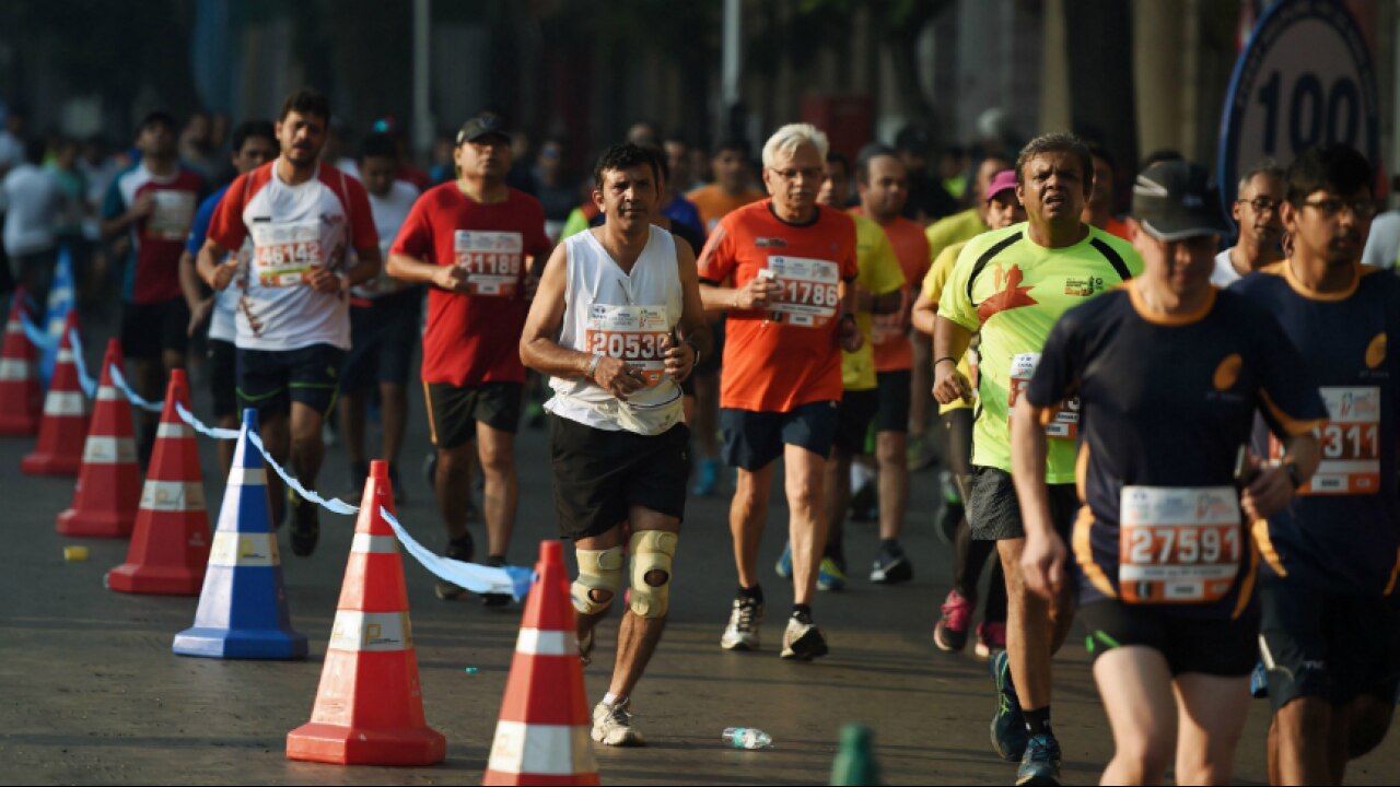 Mumbai Marathon Tata Chairman Chandrashekhran clocks two hour in half