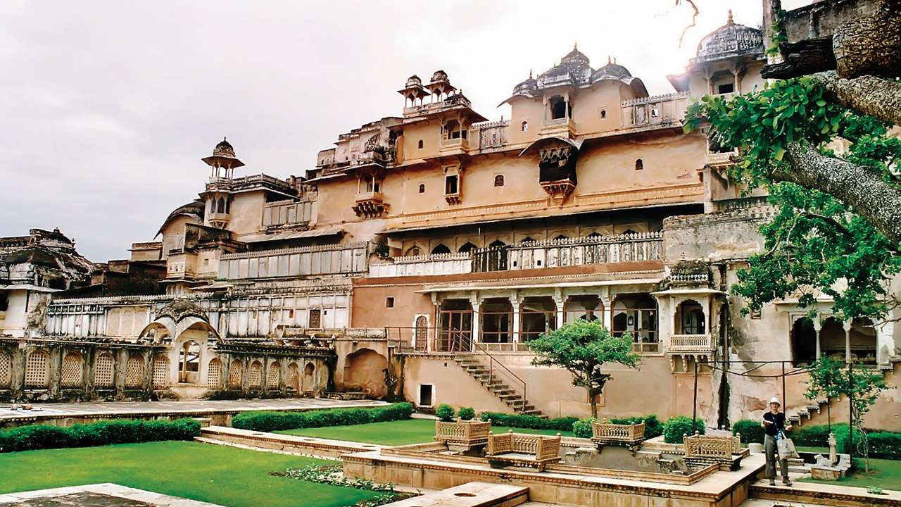 The murals of Taragarh Fort are the  finest examples of Rajput paintings