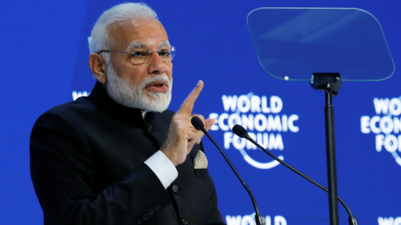 Prime Minister Narendra Modi speaks at the Opening Plenary