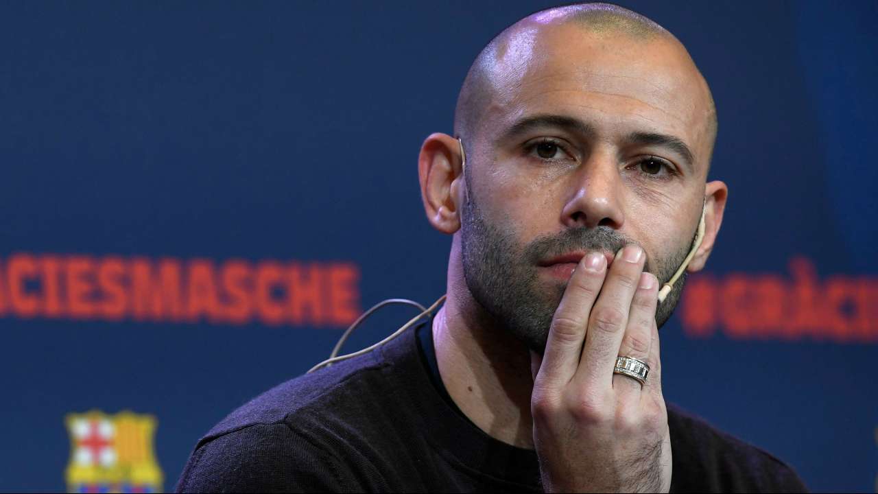 Barcelona Confirm Javier Mascherano Departure For China S Heibei