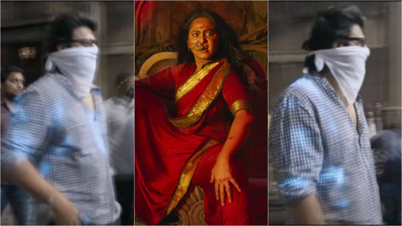 Prabhas And Anushka Sex Video - Watch: When Prabhas surprised Anushka Shetty on the sets of 'Bhaagamathie'
