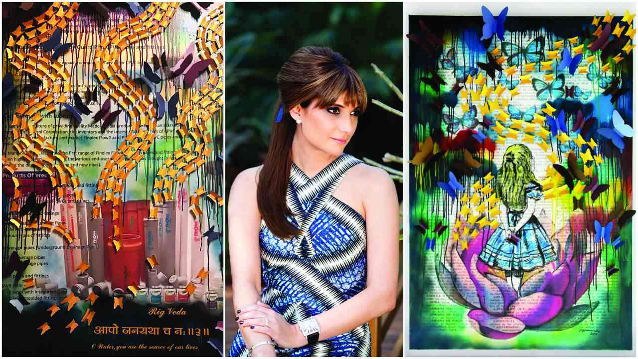 With flying colours: Check out artist Michelle Poonawalla’s 3D canvas ...