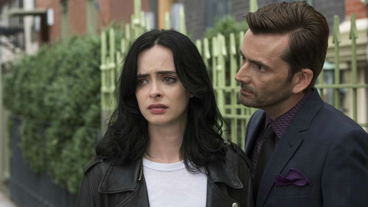 Krysten Ritter and David Tennant