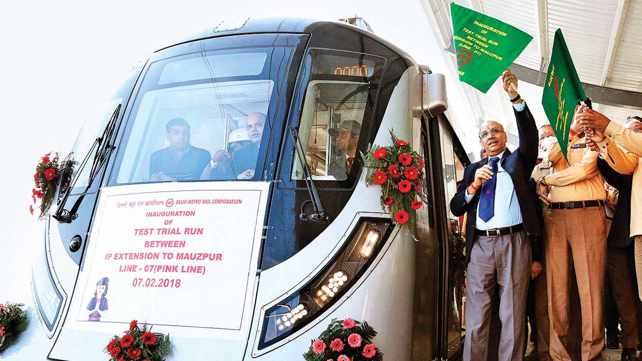 Trial runs begin on Metro's IP Extension-Maujpur stretch
