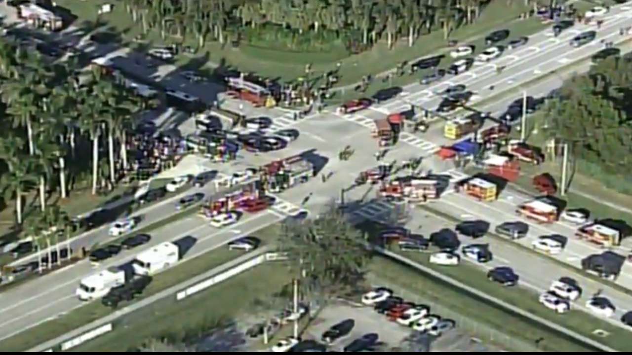 Police and rescue workers