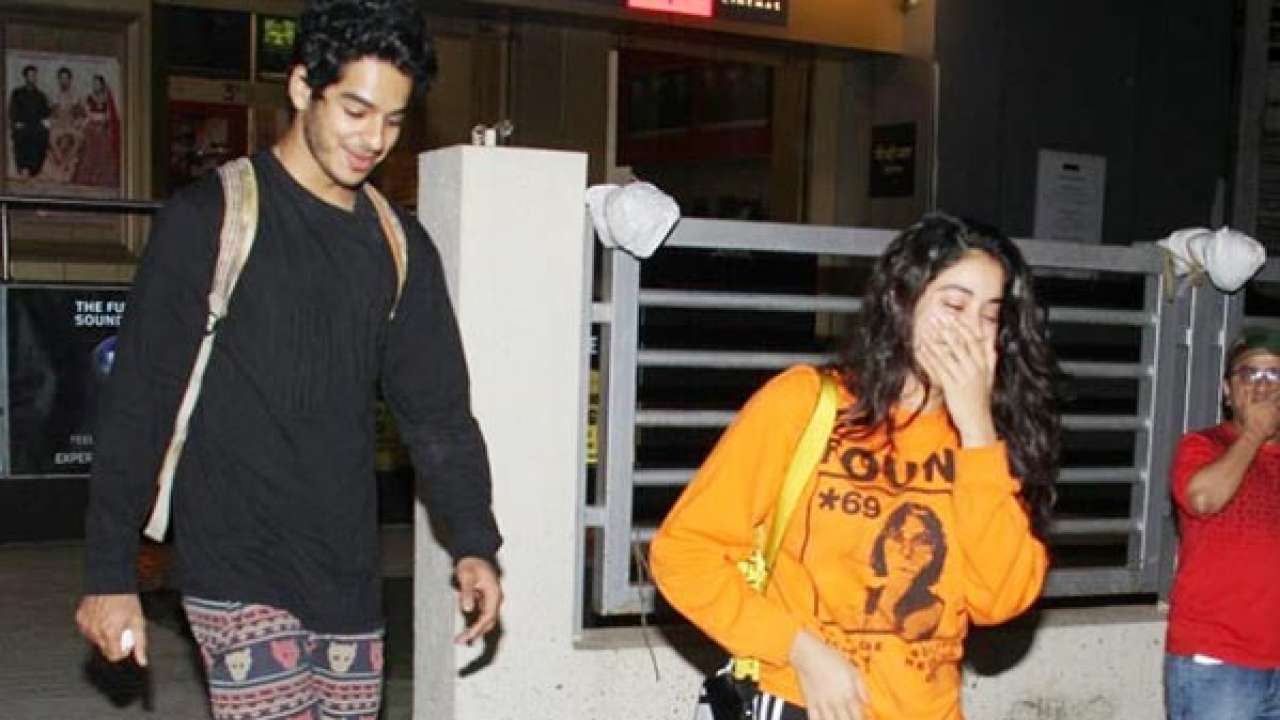 Janhvi can't stop blushing!
