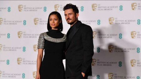 BAFTAs 2018| Orlando Bloom, Gugu Mbatha Raw