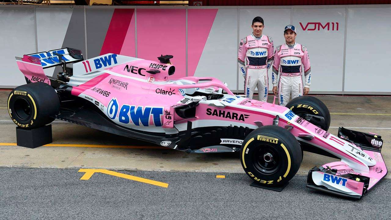 Formula 1: Force India unveil new car, hint at name change before ...