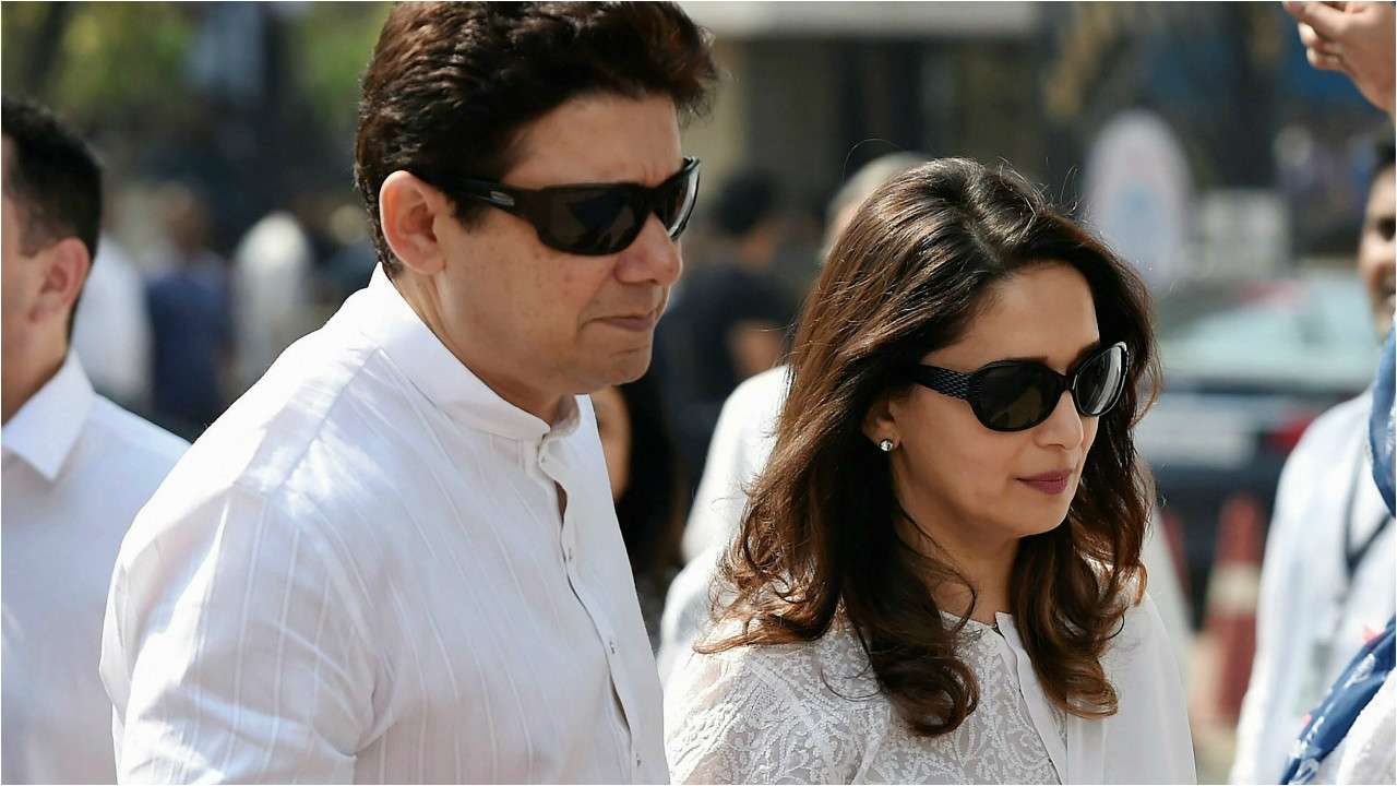 Madhuri Dixit with Husband Sriram Nene